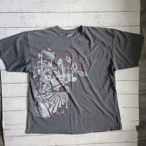 Tony Hawk Tee Grey XL Cityscape‎ Design